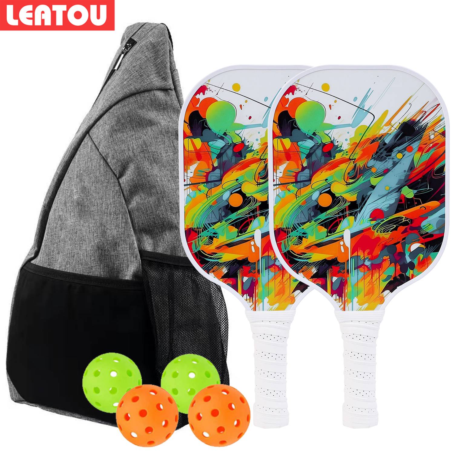 Carbon fiber set [graffiti white] 2 shots+4 ball+1 triangle bag